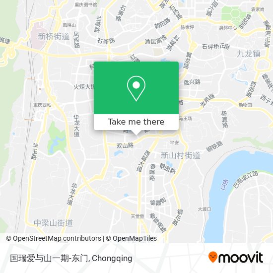国瑞爱与山一期-东门 map