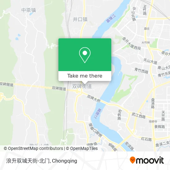 浪升双城天街-北门 map