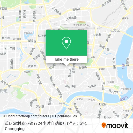 重庆农村商业银行24小时自助银行(洋河北路) map