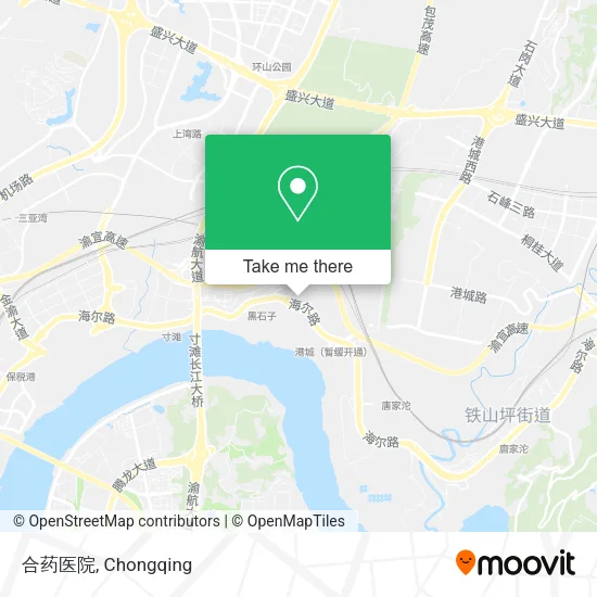 合药医院 map