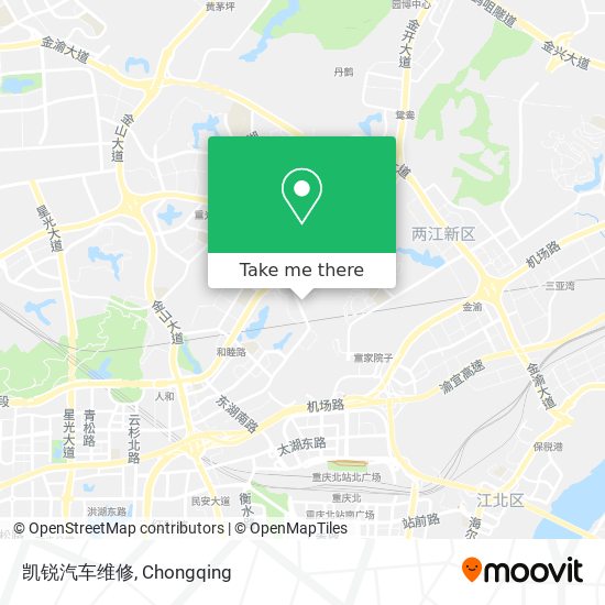 凯锐汽车维修 map