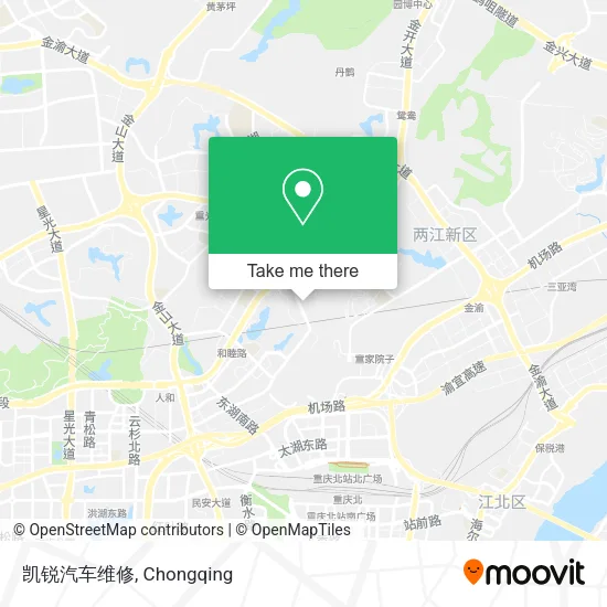 凯锐汽车维修 map