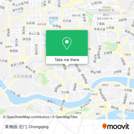 黄桷园-北门 map