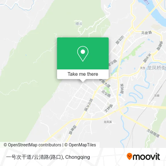 一号次干道/云清路(路口) map