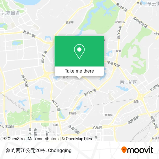 象屿两江公元20栋 map