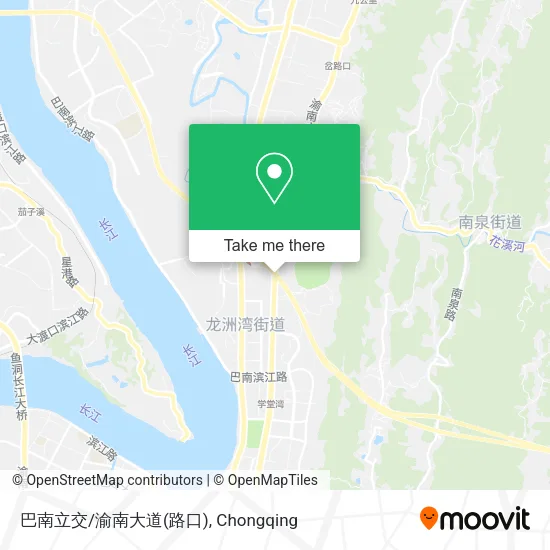 巴南立交/渝南大道(路口) map