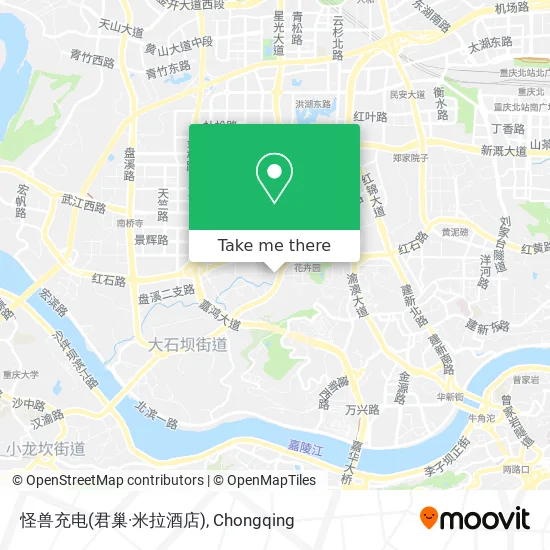 怪兽充电(君巢·米拉酒店) map