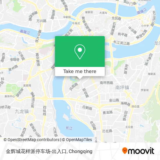 金辉城花样派停车场-出入口 map