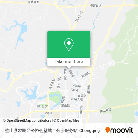 璧山县农民经济协会壁城二分会服务站 map