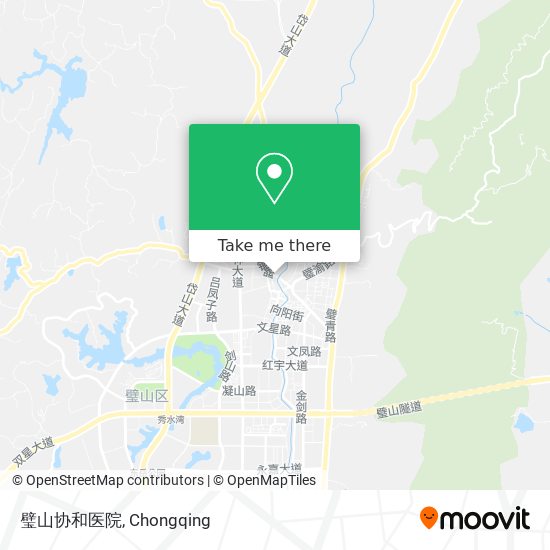 璧山协和医院 map