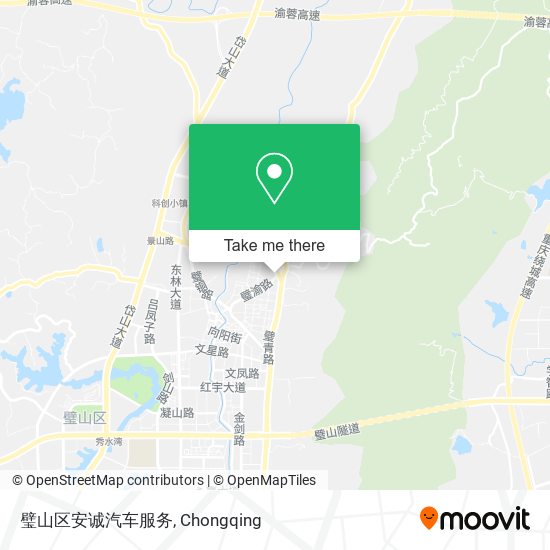 璧山区安诚汽车服务 map