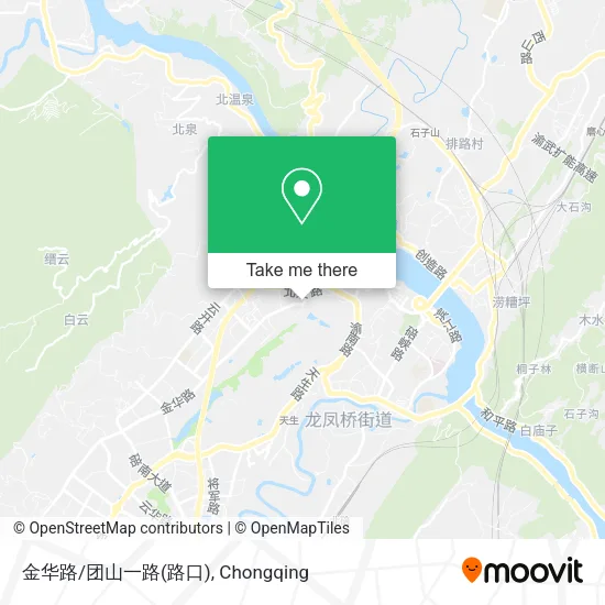 金华路/团山一路(路口) map