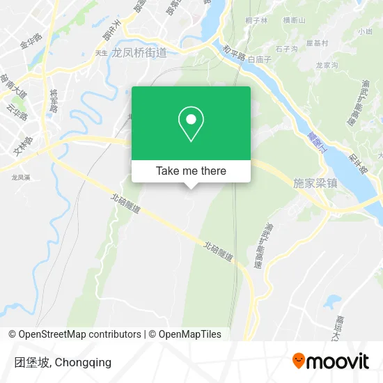 团堡坡 map