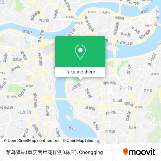 菜鸟驿站(重庆南岸花样派3栋店) map