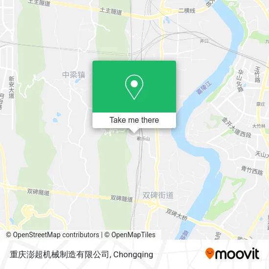 重庆澎超机械制造有限公司 map