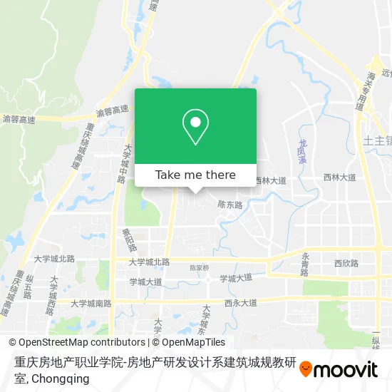 重庆房地产职业学院-房地产研发设计系建筑城规教研室 map