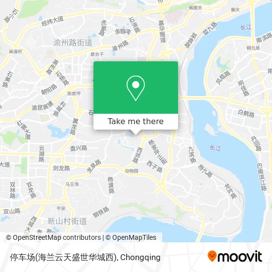 停车场(海兰云天盛世华城西) map