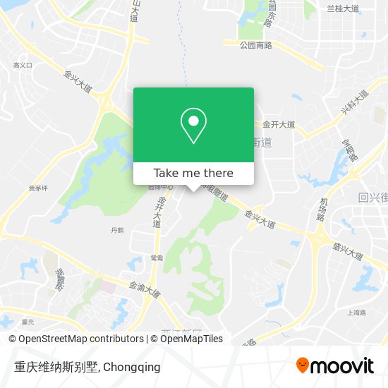 重庆维纳斯别墅 map