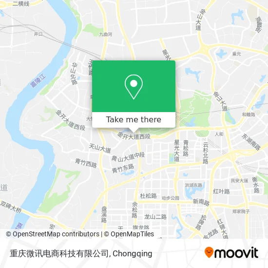 重庆微讯电商科技有限公司 map