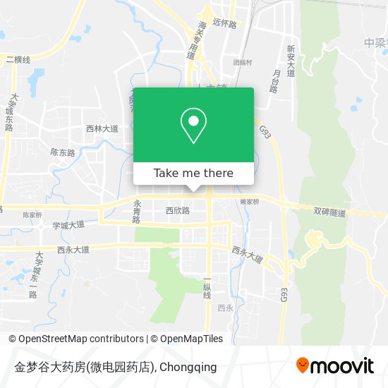 金梦谷大药房(微电园药店) map