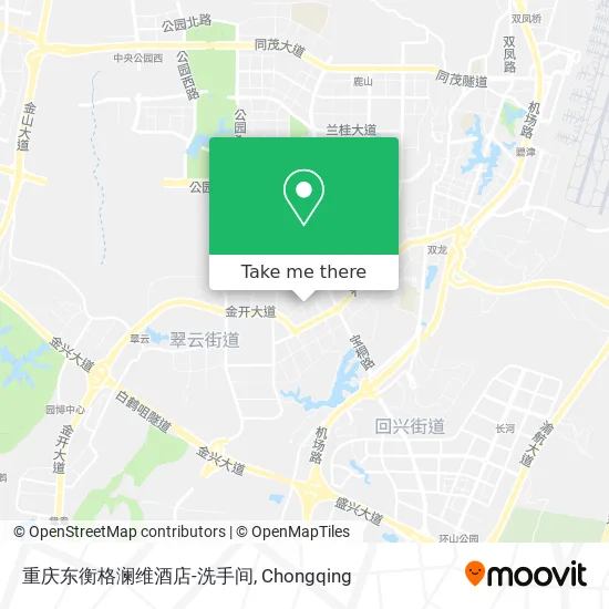 重庆东衡格澜维酒店-洗手间 map