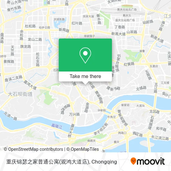 重庆锦瑟之家普通公寓(观鸿大道店) map