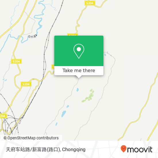 天府车站路/新富路(路口) map