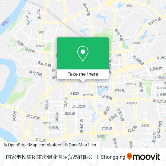 国家电投集团重庆铝业国际贸易有限公司 map