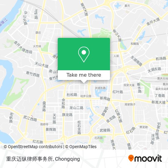 重庆迈纵律师事务所 map