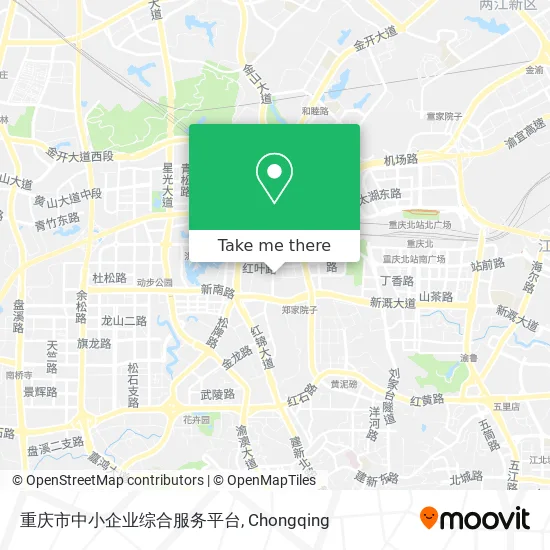 重庆市中小企业综合服务平台 map