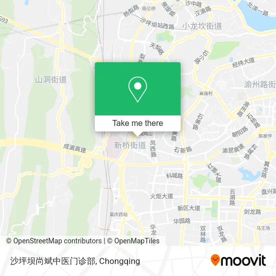 沙坪坝尚斌中医门诊部 map