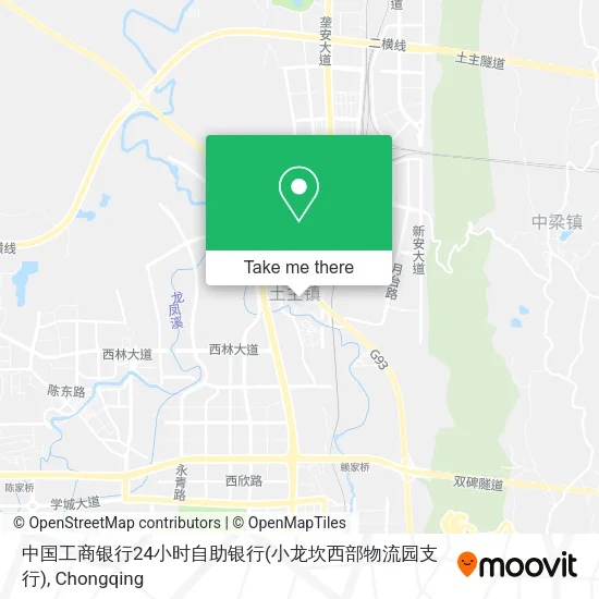 中国工商银行24小时自助银行(小龙坎西部物流园支行) map