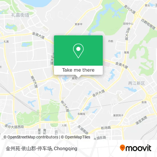 金州苑·依山郡-停车场 map