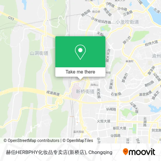 赫伯HERBPHY化妆品专卖店(新桥店) map