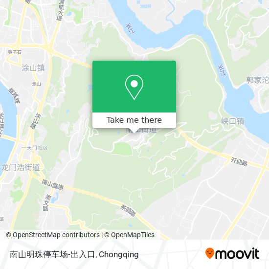 南山明珠停车场-出入口 map