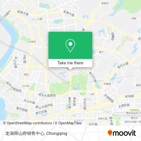 龙湖舜山府销售中心 map