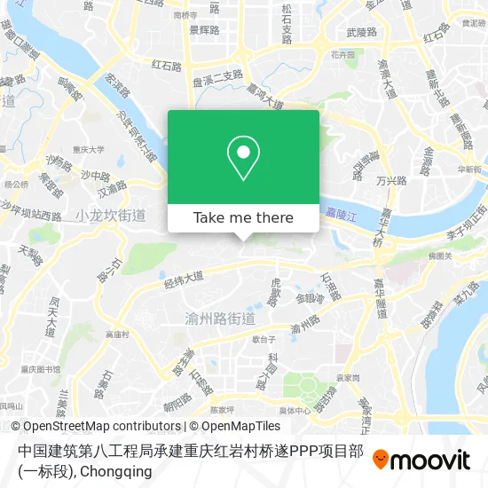 中国建筑第八工程局承建重庆红岩村桥遂PPP项目部(一标段) map