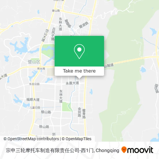 宗申三轮摩托车制造有限责任公司-西1门 map