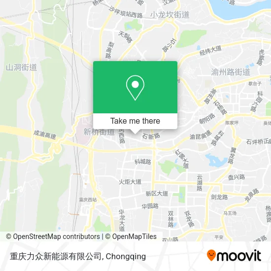 重庆力众新能源有限公司 map