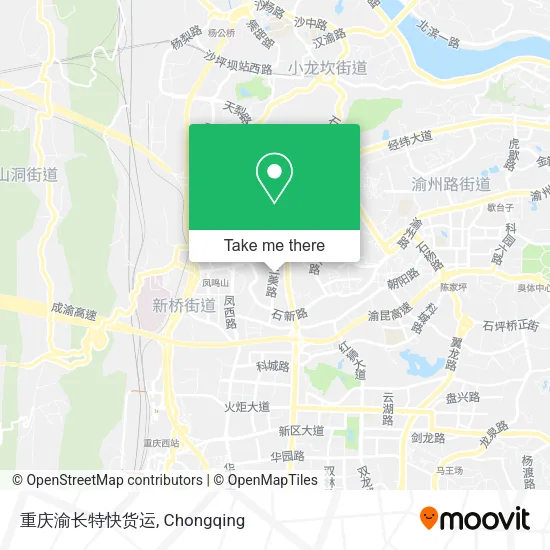 重庆渝长特快货运 map