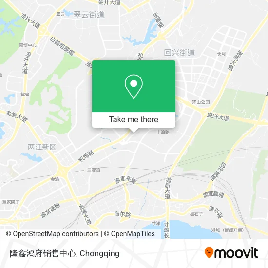 隆鑫鸿府销售中心 map