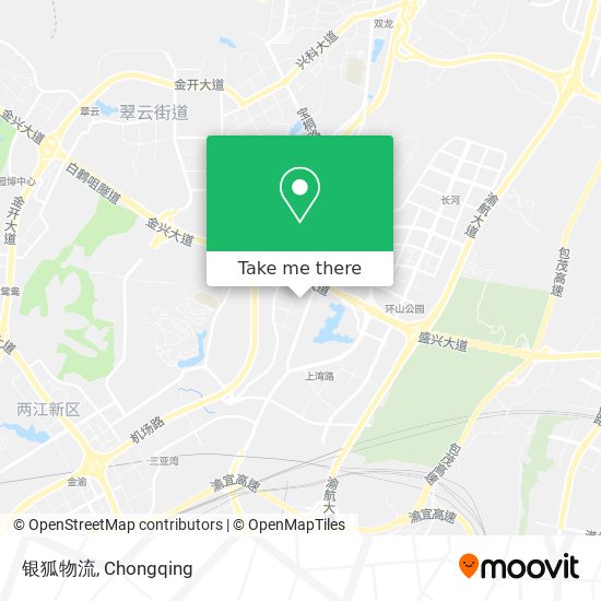 银狐物流 map