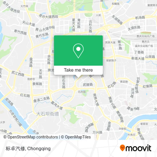 标卓汽修 map