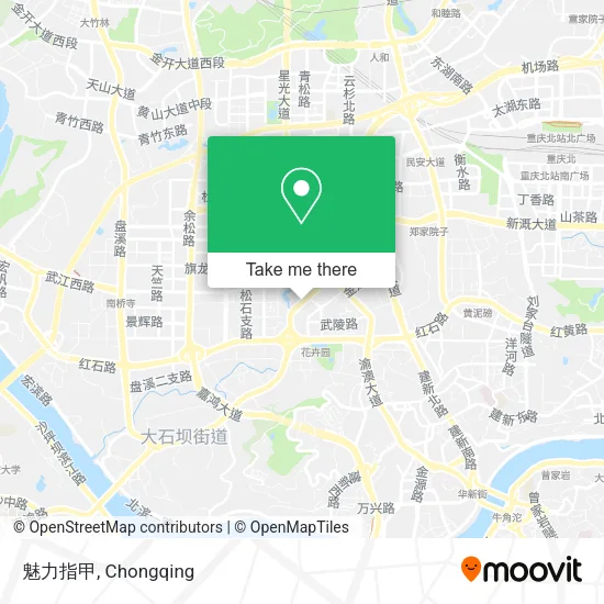 魅力指甲 map