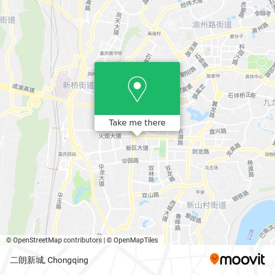 二朗新城 map