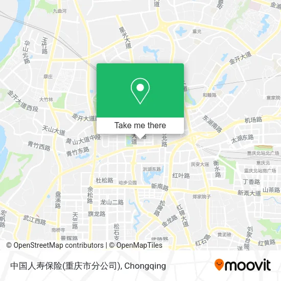 中国人寿保险(重庆市分公司) map