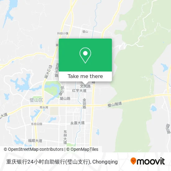 重庆银行24小时自助银行(璧山支行) map