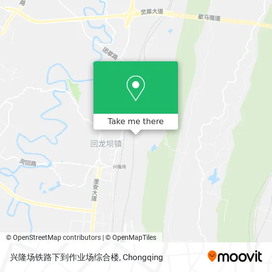 兴隆场铁路下到作业场综合楼 map