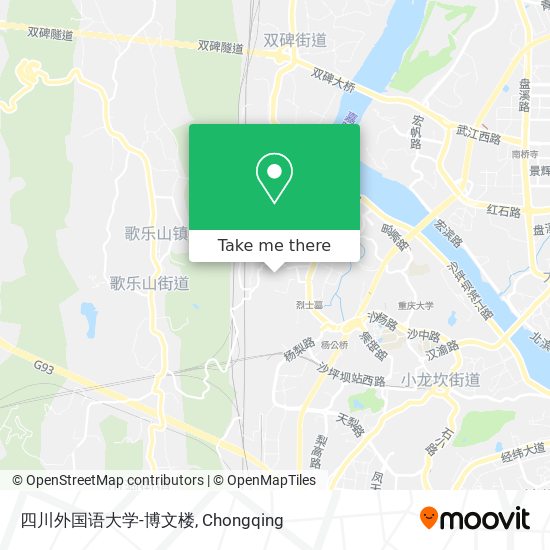 四川外国语大学-博文楼 map