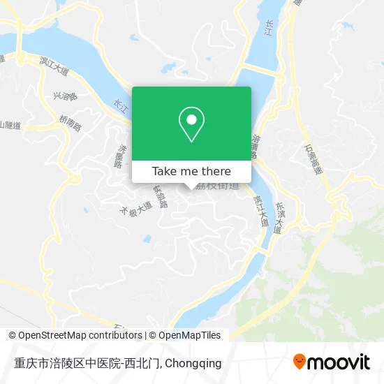重庆市涪陵区中医院-西北门 map